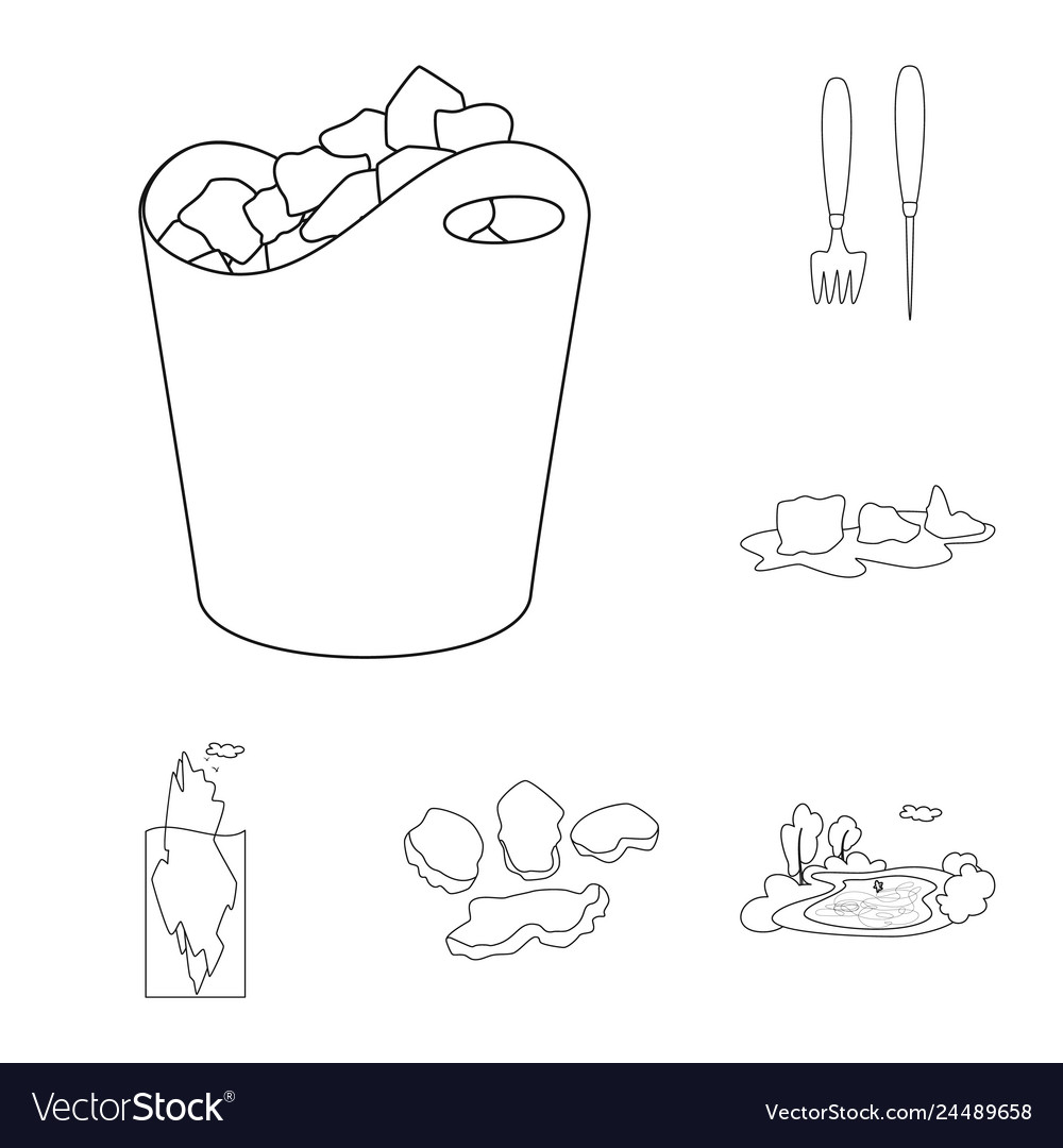 Isolated object of clean and wet symbol Vector Image Isolated object of clean and wet symbol