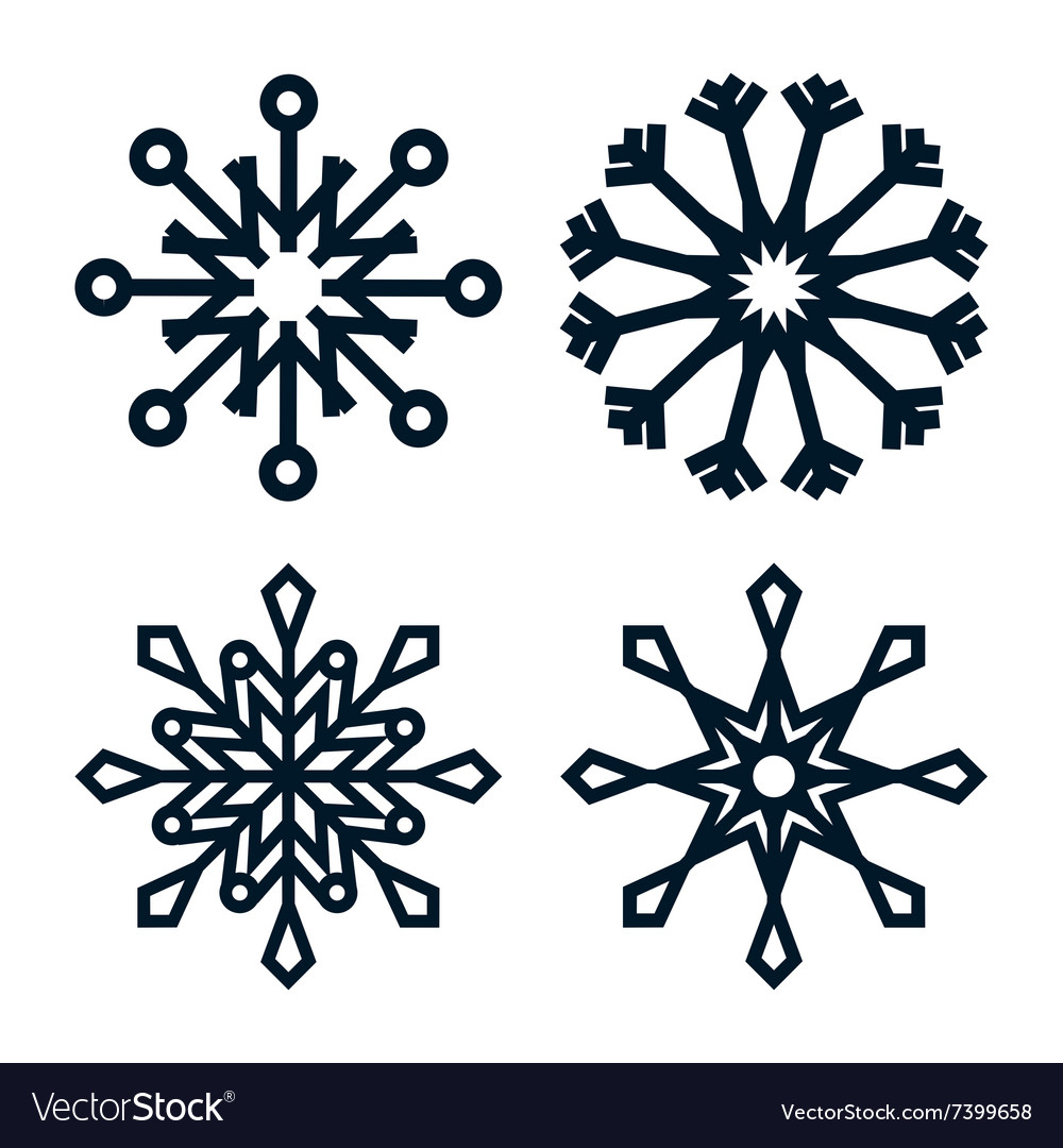 Isolated Snowflake Icon