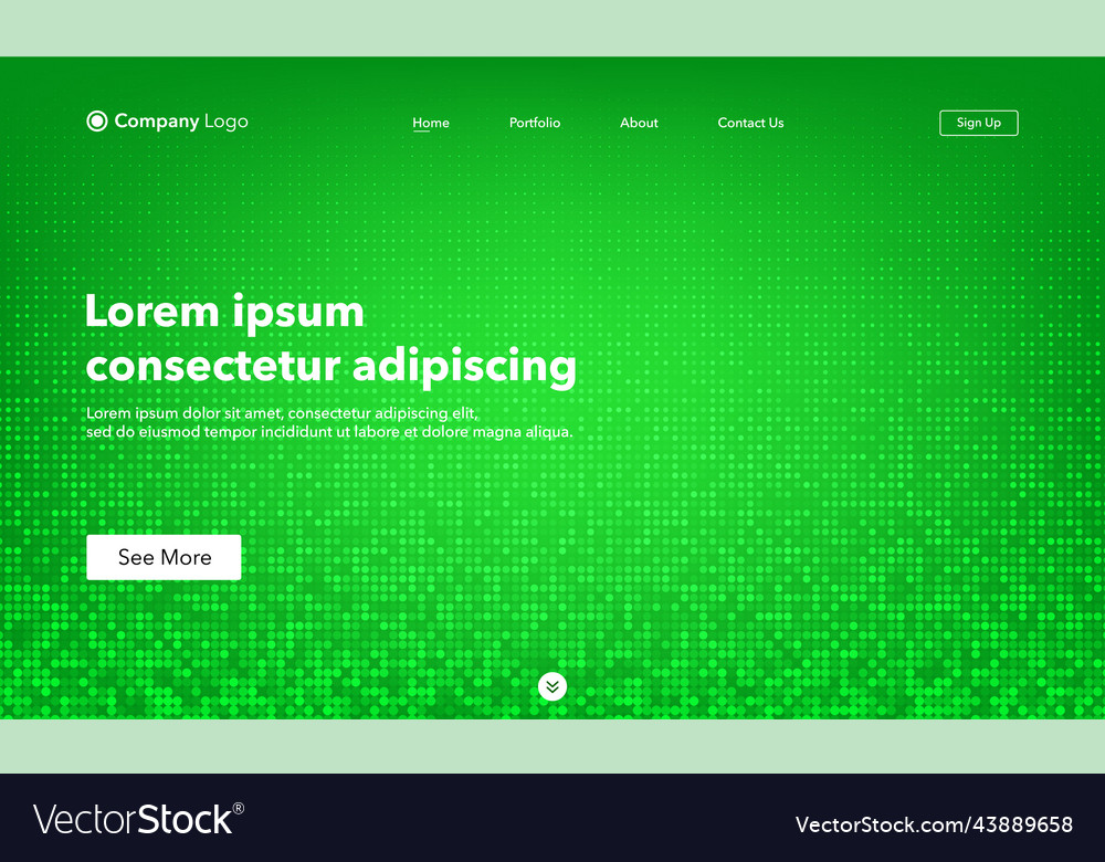 Landing page abstract background website template