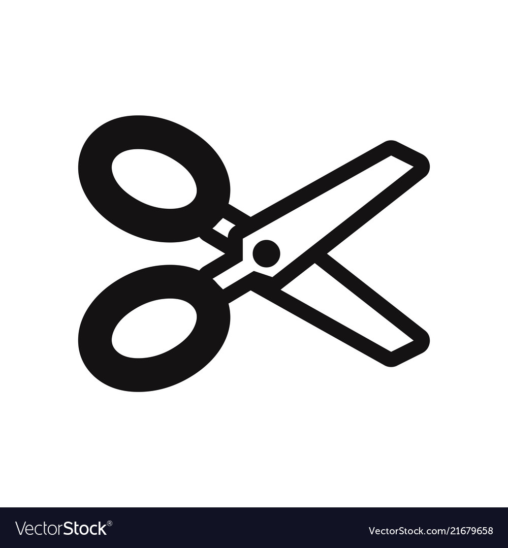 Scissors icon Vector Image Scissors icon