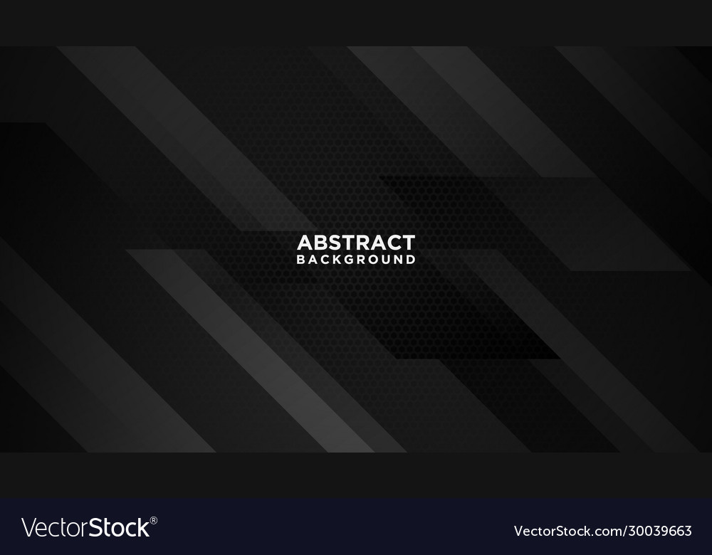 Dark abstract background with black overlap layers