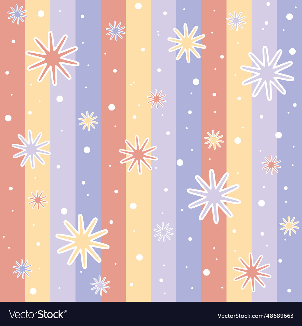 Festive pattern with abstract stars background vector image Festive pattern with abstract stars background
