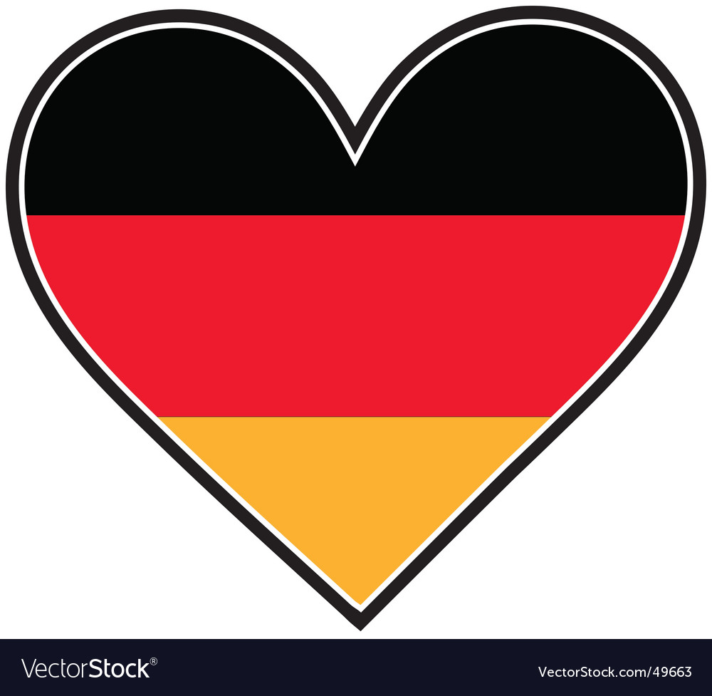 German heart flag