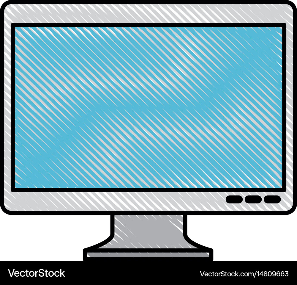 Modern tv technology Royalty Free Vector Image