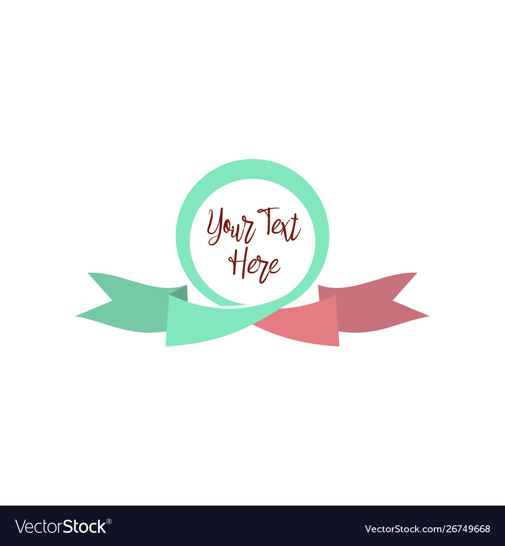 Abstract emblem blank design template frame border