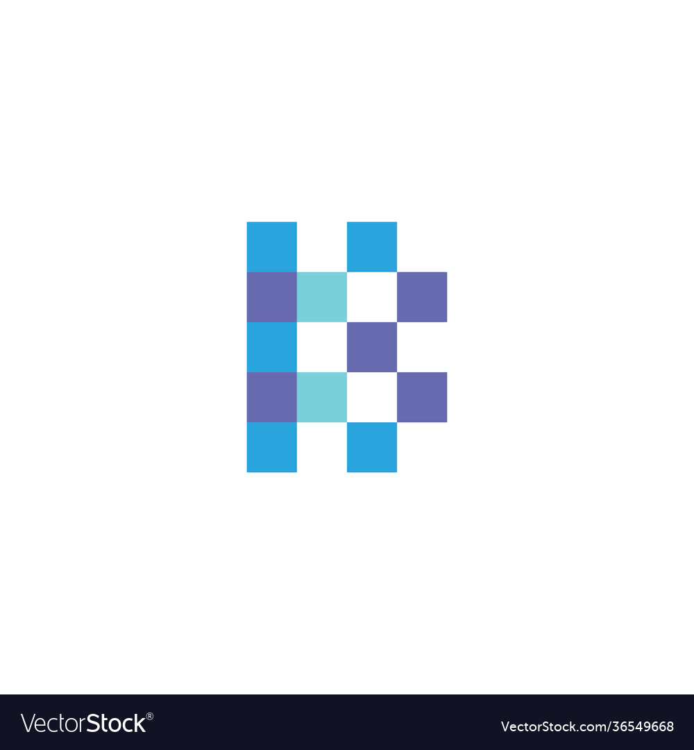B-Shaped Scan Code Logo Icon