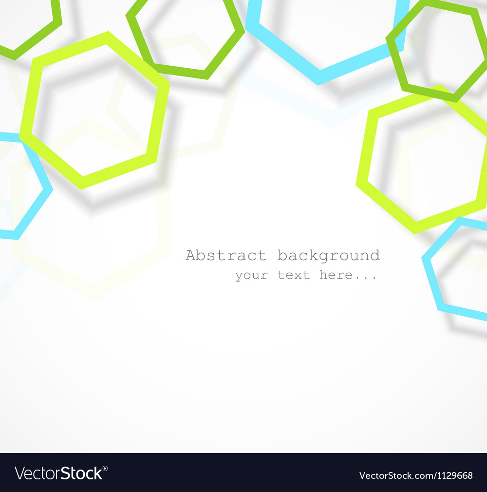 Background with hexagons