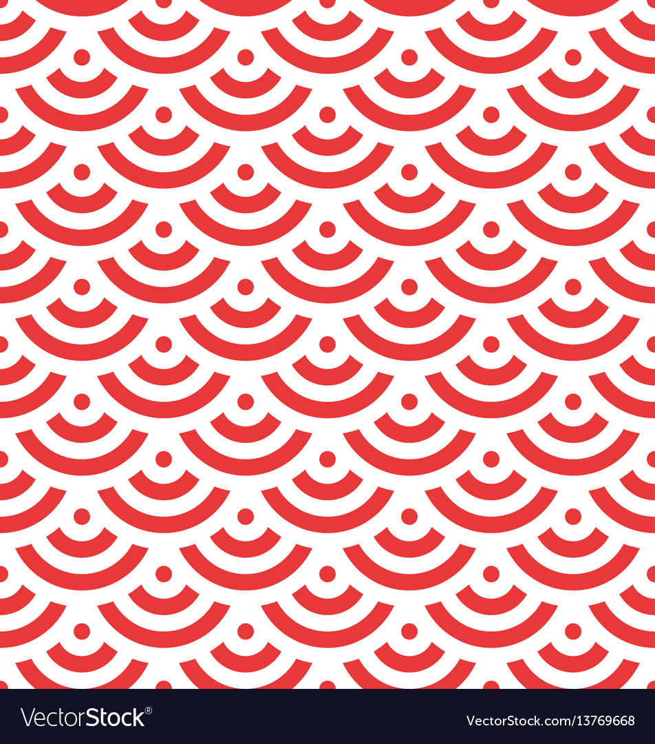 Concentric Fish Scale Pattern