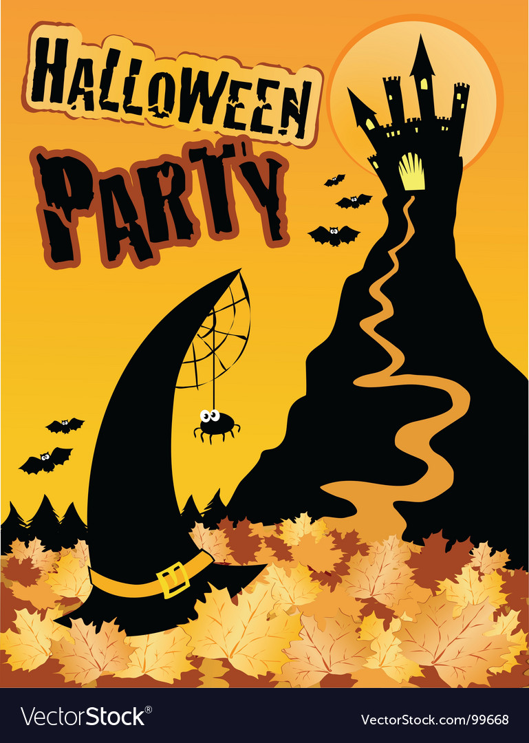 Halloween party background