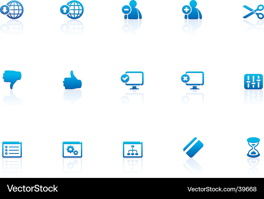 Icons Royalty Free Vector Image - VectorStock