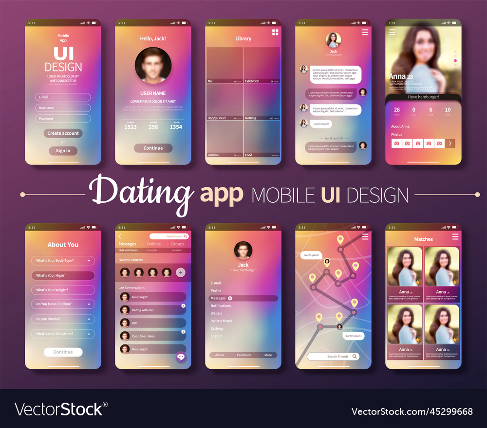 Modern Dating App UI Concept
