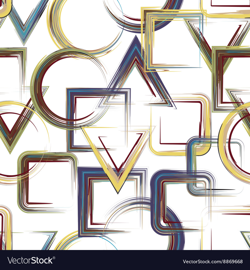 Squares pattern abstract geometric