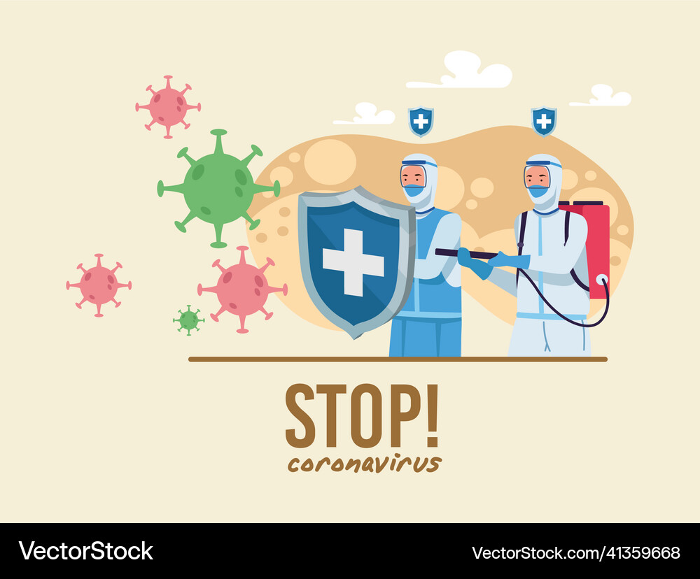 Stop coronavirus design Royalty Free Vector Image
