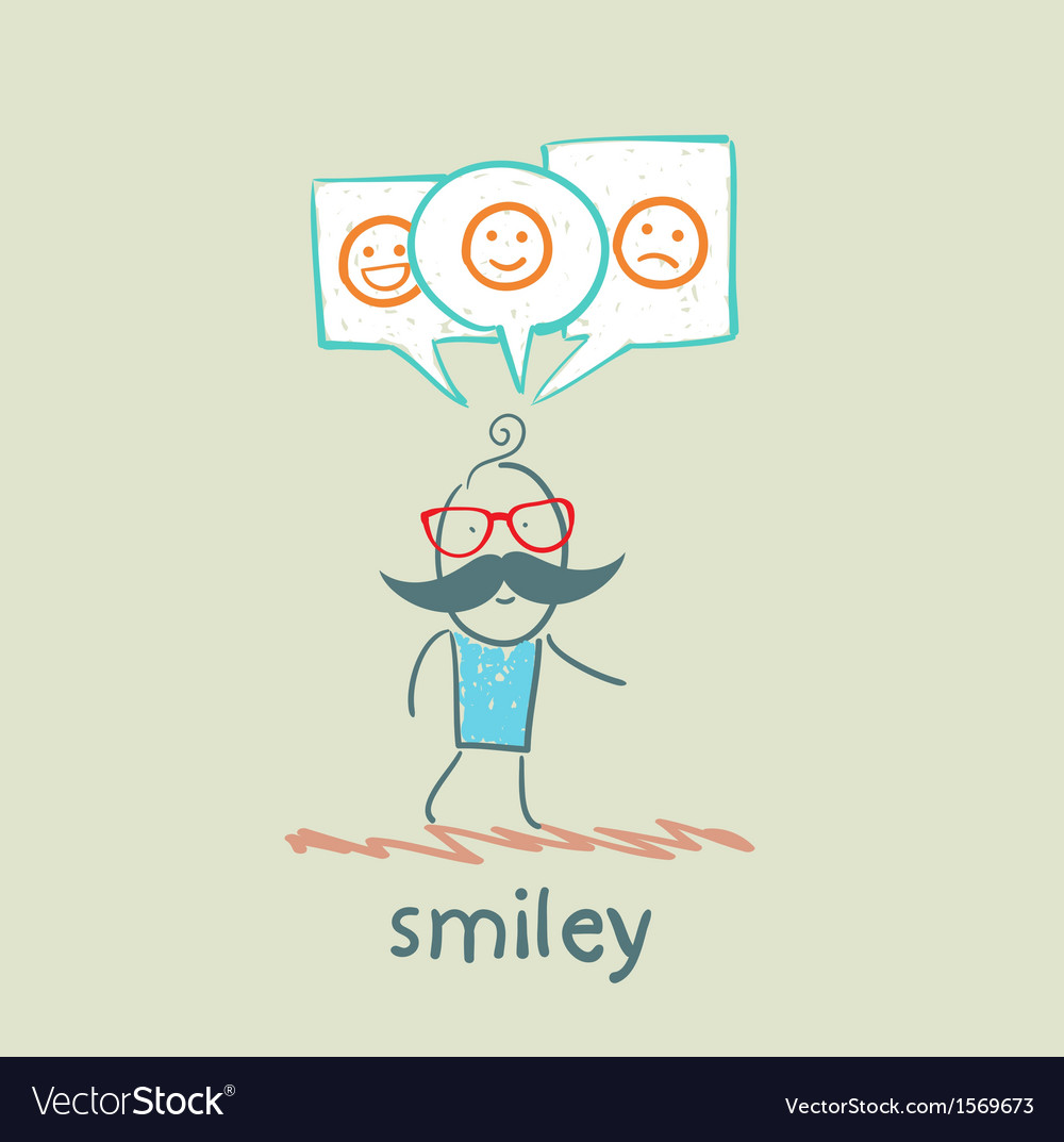 One thinks about smileys