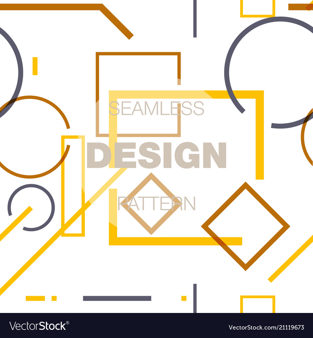 Seamless pattern in colors with geometric Vector Image Seamless pattern in colors with geometric