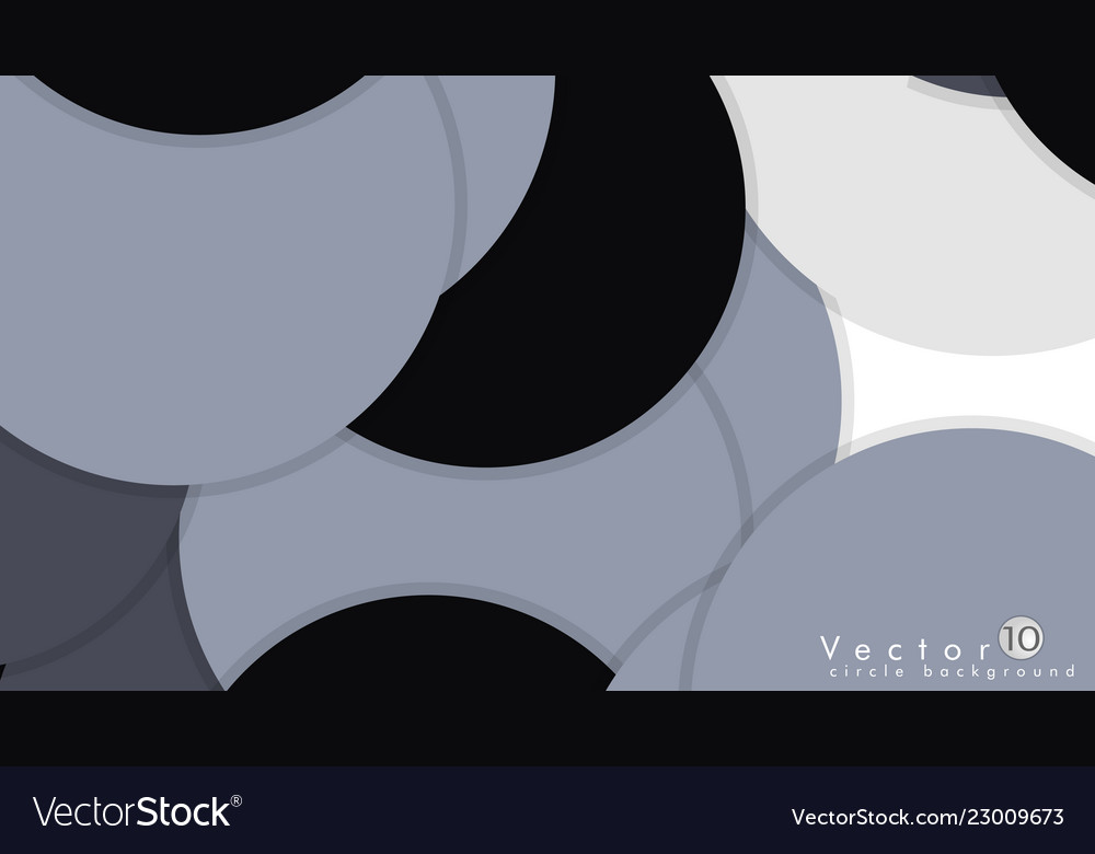 Simple and colorful circles background design vector image Simple and colorful circles background design