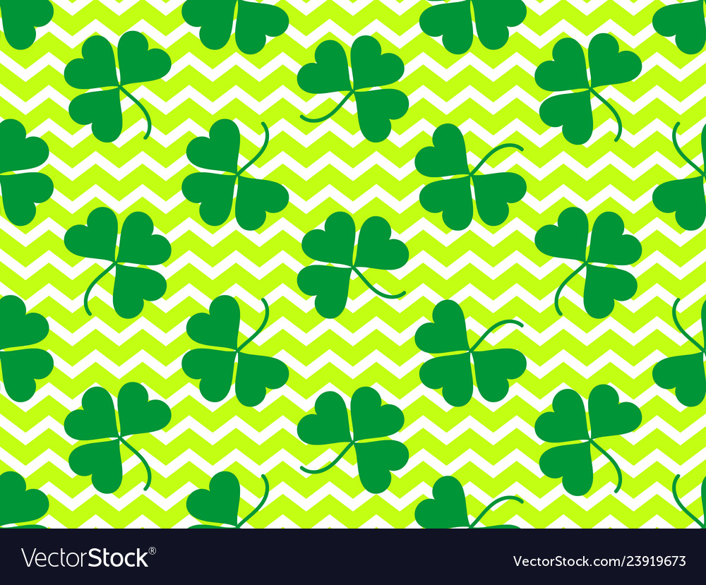 St. Patrick's Day Clover Pattern