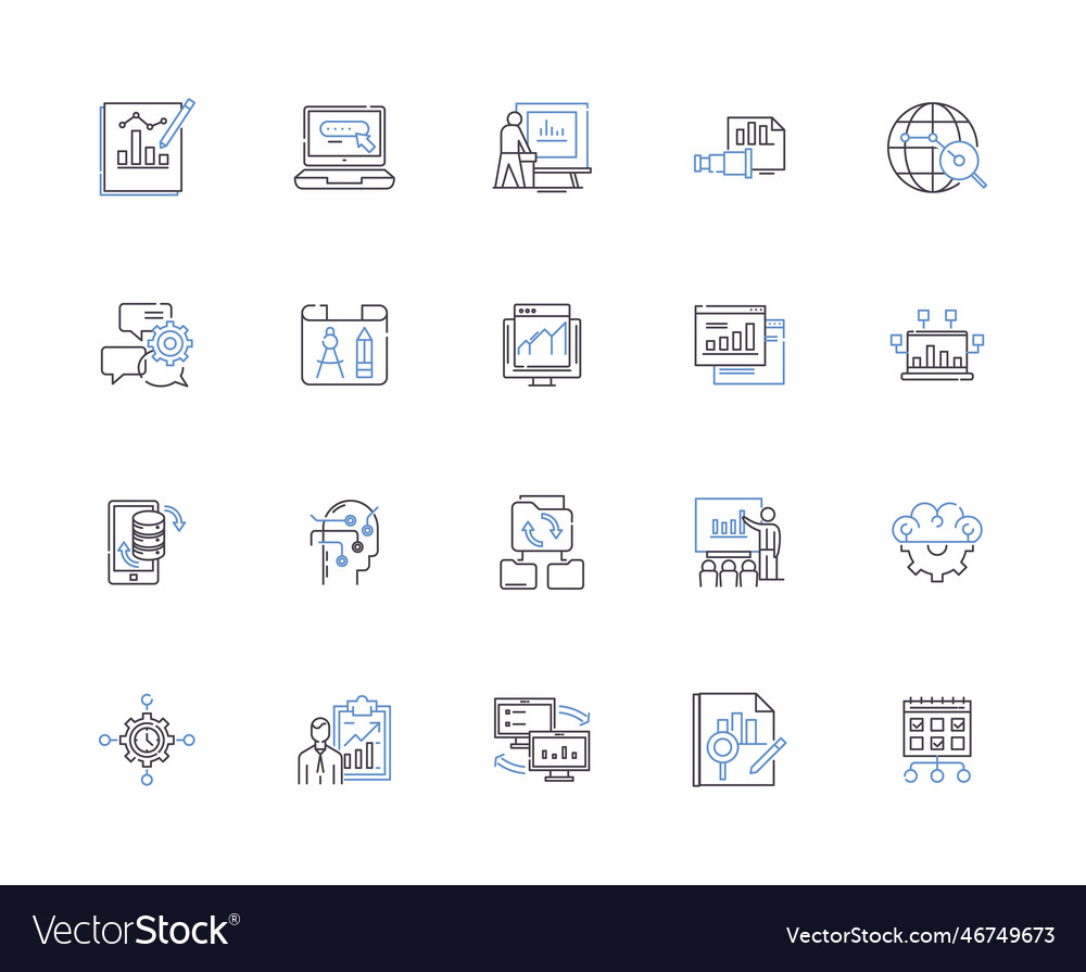 Structure icons outline collection