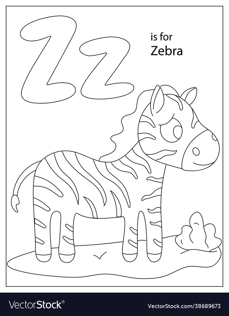 Zebra Royalty Free Vector Image - Vectorstock