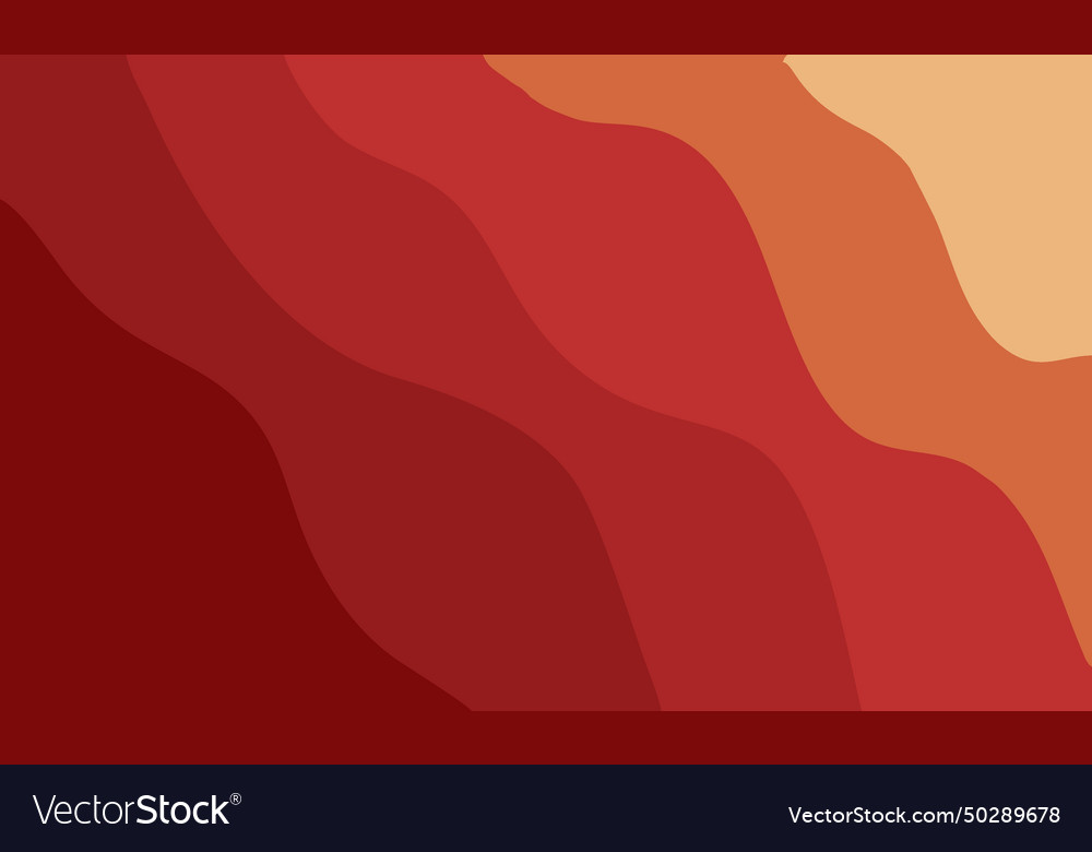 Abstract background with red waves