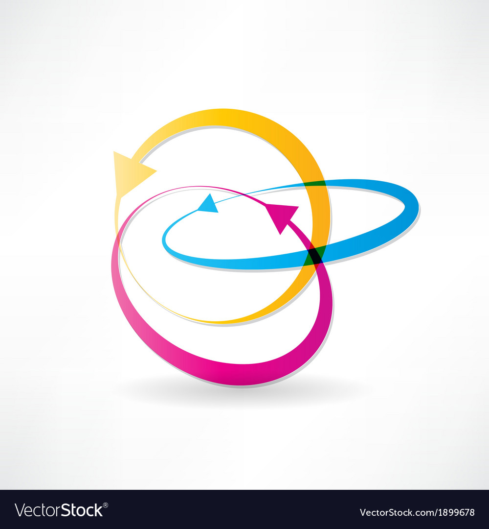 Abstract Direction Icons