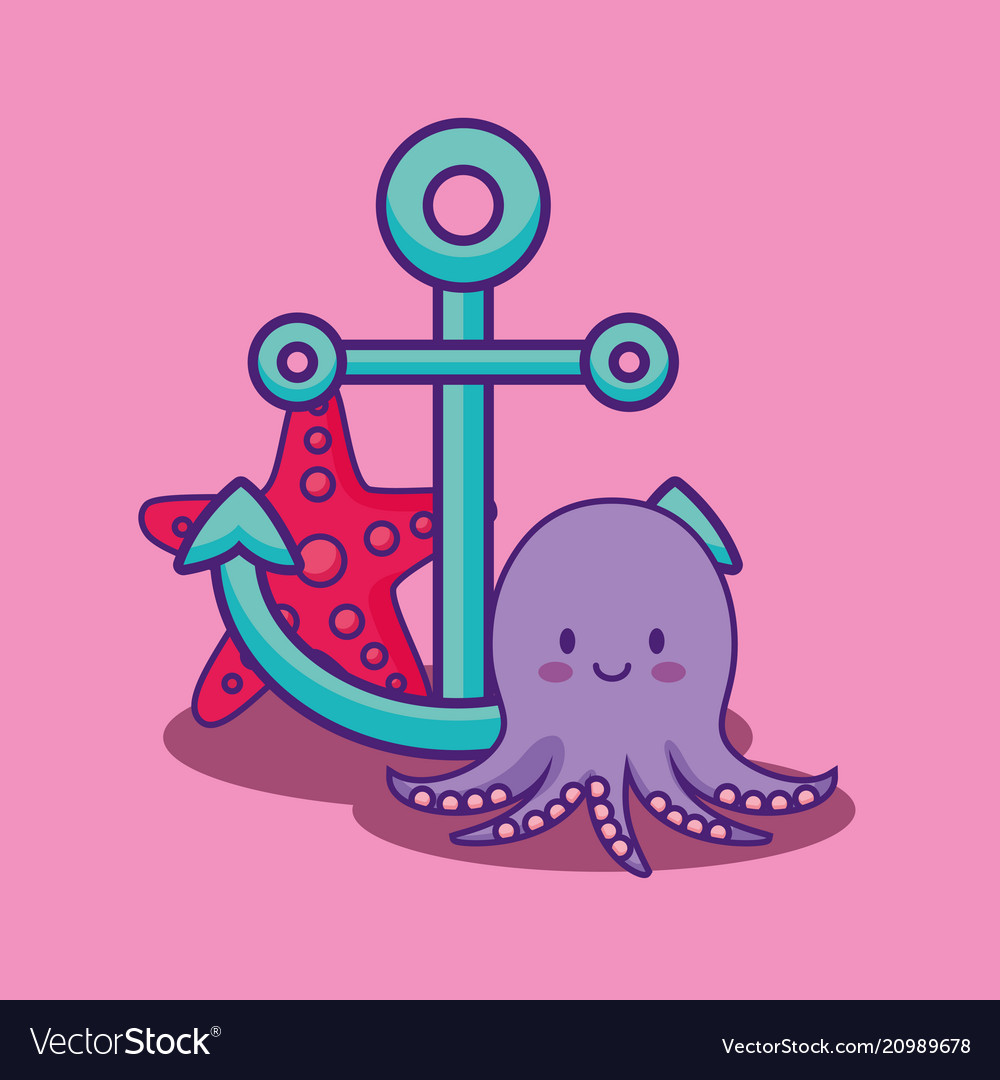 Cute octopus icon Royalty Free Vector Image - VectorStock