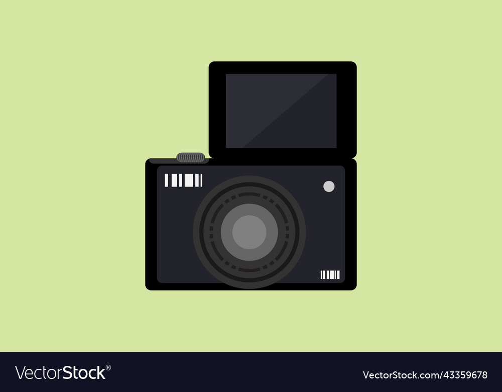 Digital camera with screen
