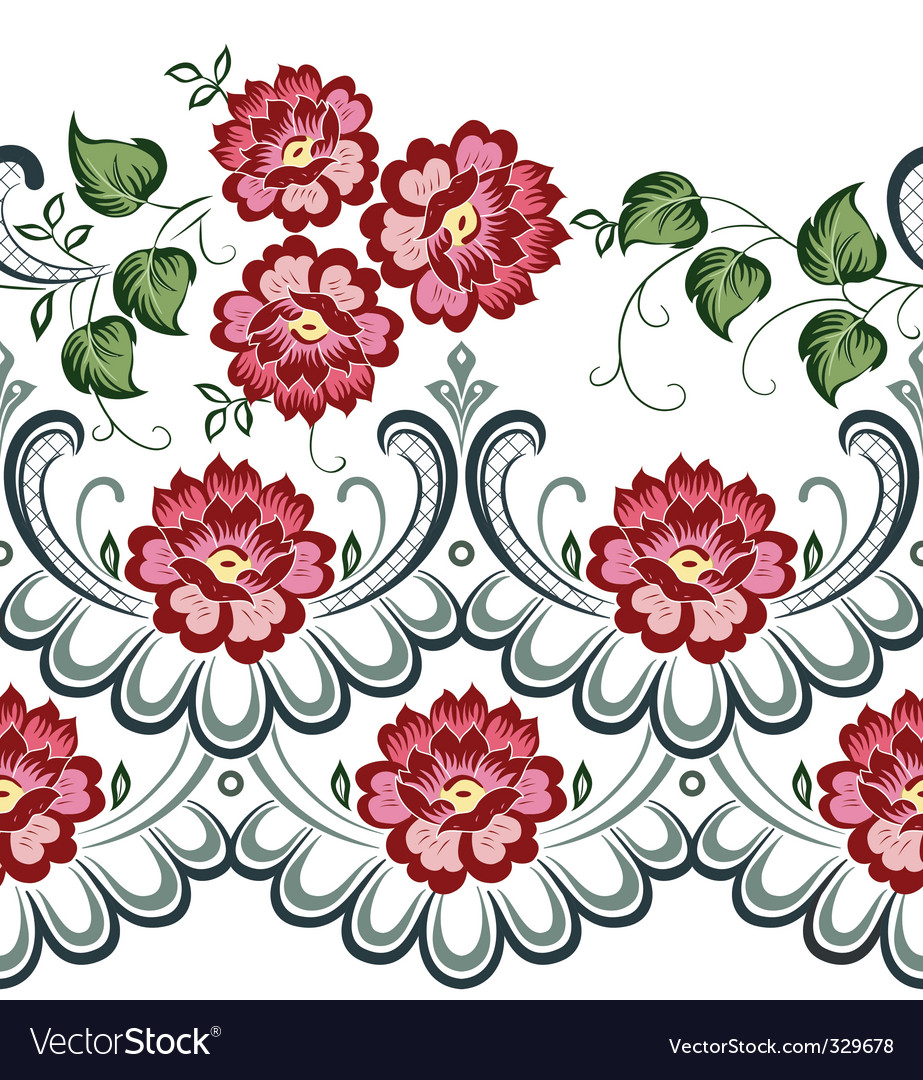 Floral pattern Royalty Free Vector Image - VectorStock