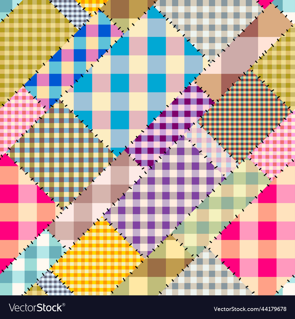 Geometric abstract pattern intersection patchwork vector image Geometric abstract pattern intersection patchwork
