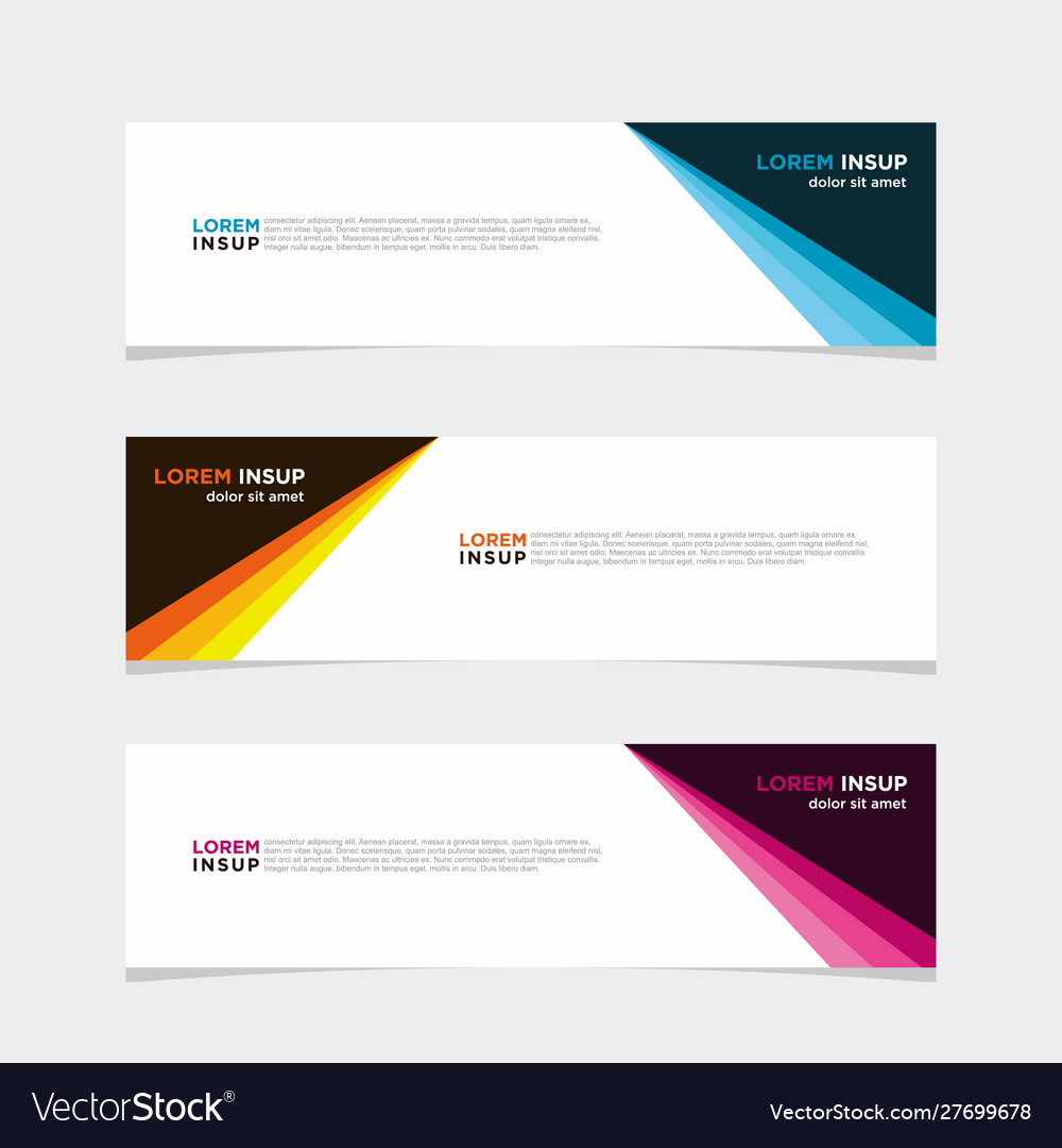 Modern banner web background abstract design
