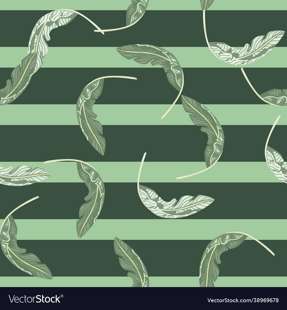 Random seamless pattern with botanical palm vector image Random seamless pattern with botanical palm