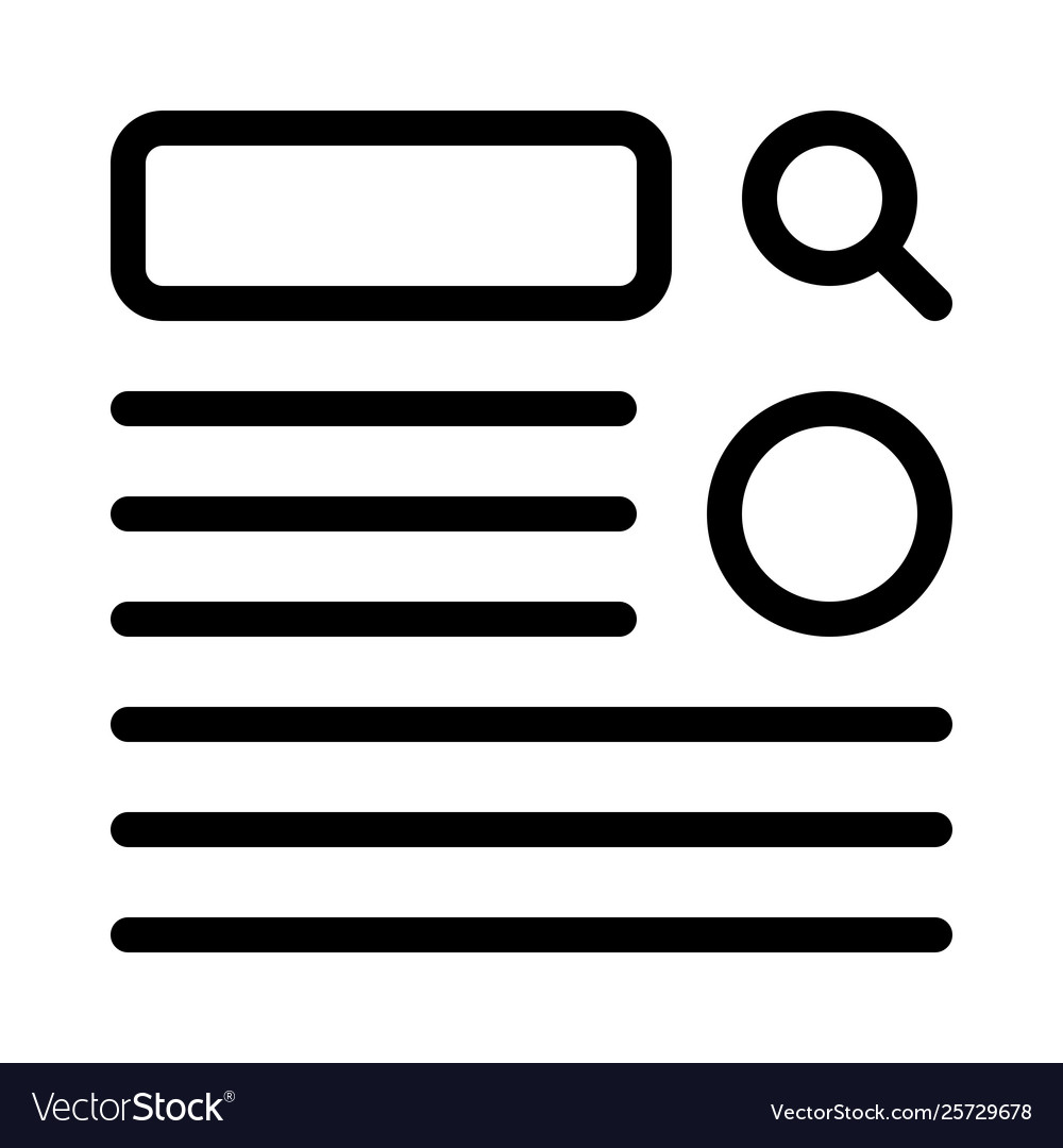 Searching for an article with graphical interface