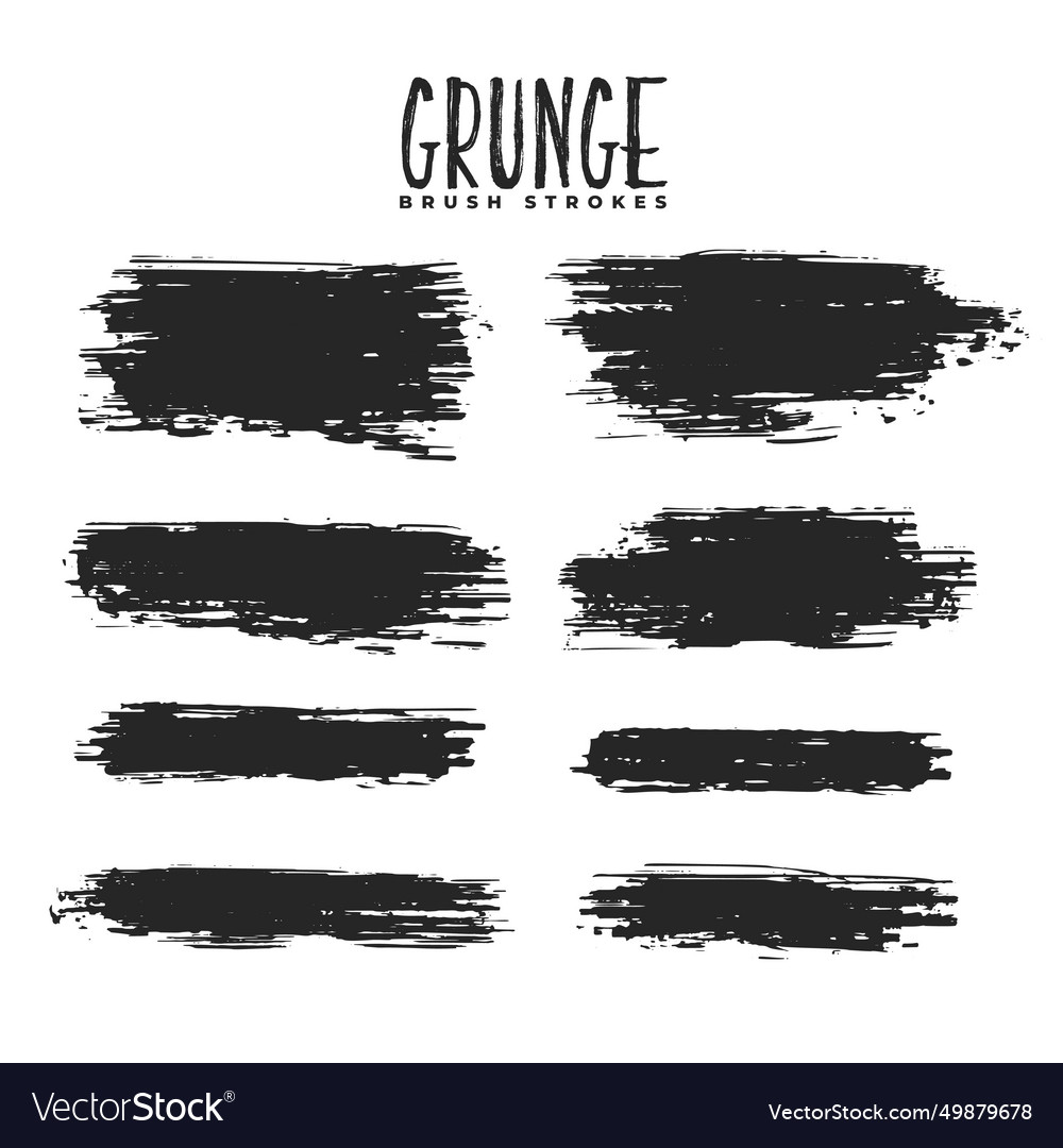 Set of abstract grungy texture background in hand vector image Set of abstract grungy texture background in hand