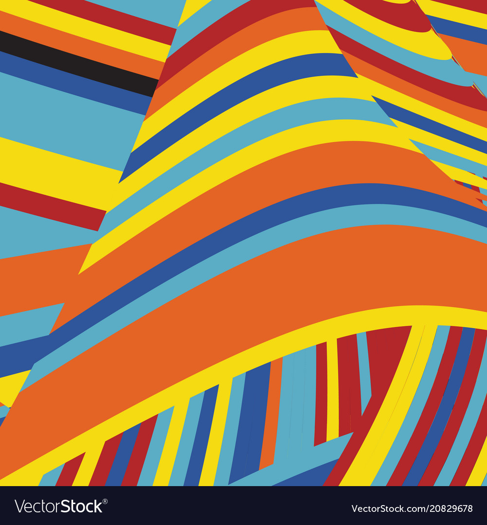 Zebra pop abstract stripe pattern vector image Zebra pop abstract stripe pattern