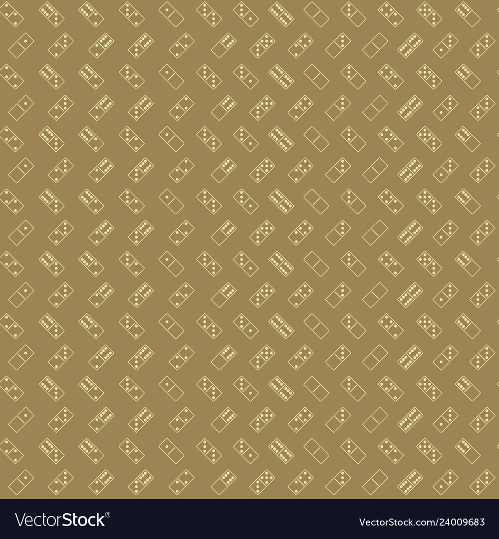 Seamless pattern with dominoes