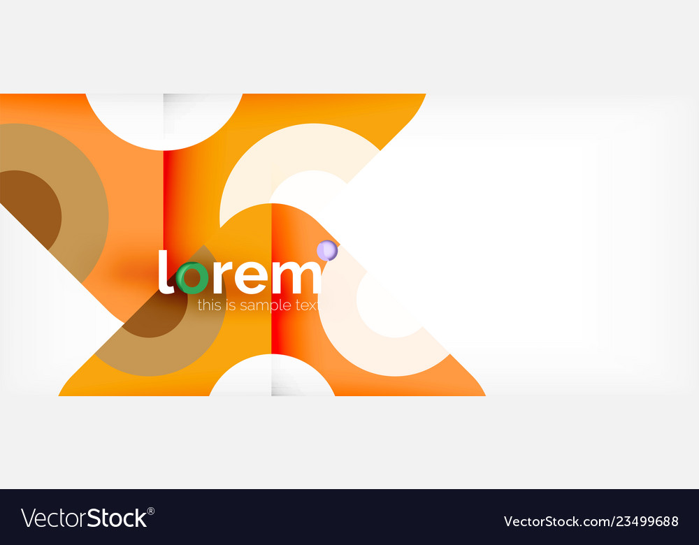 Abstract round elements composition background vector image Abstract round elements composition background