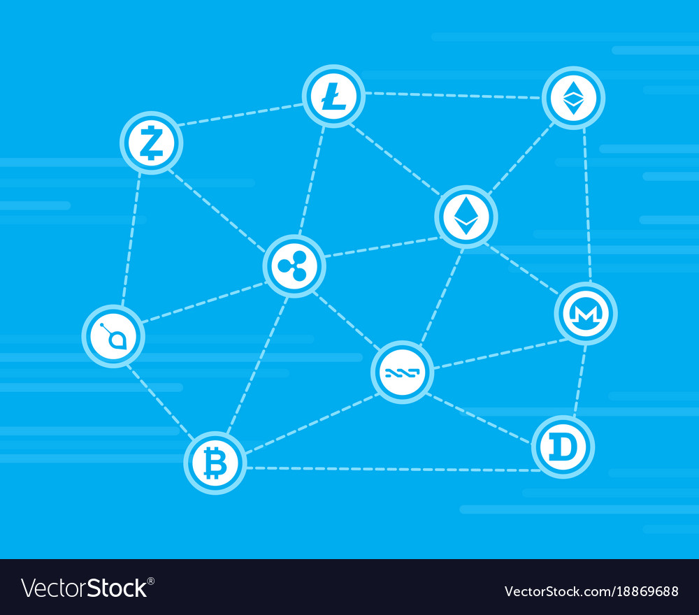 Design block chain style background