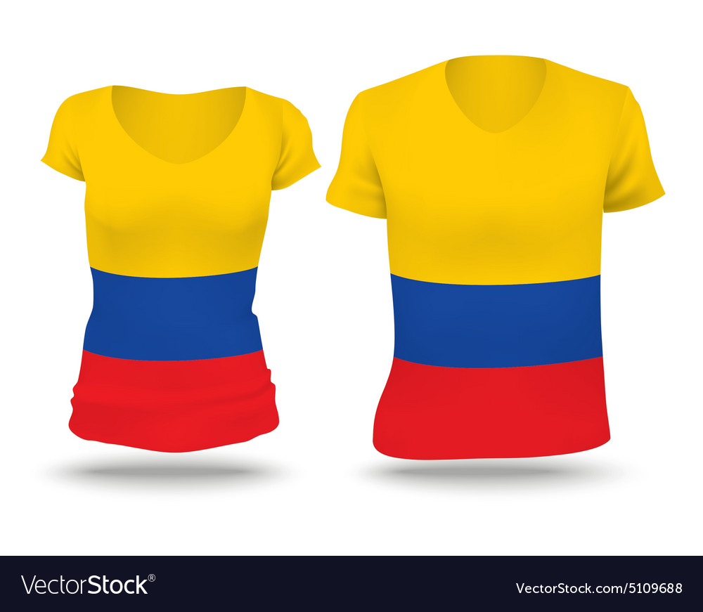 colombia flag t shirt