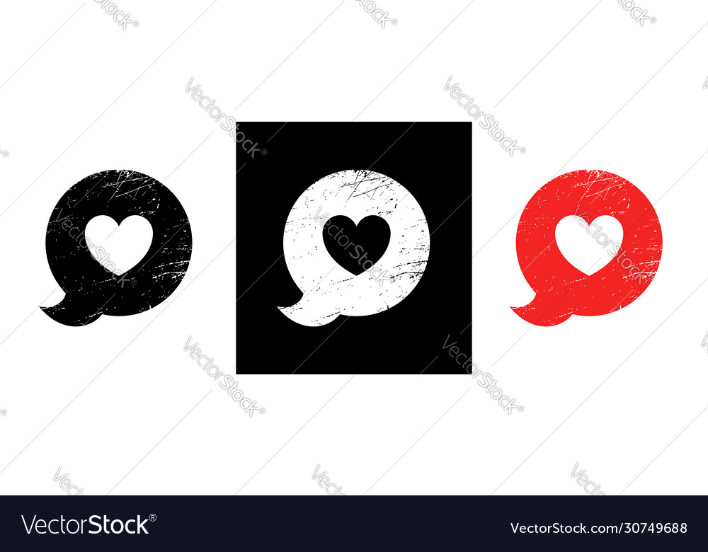 Like icon grunge vector image Like icon grunge