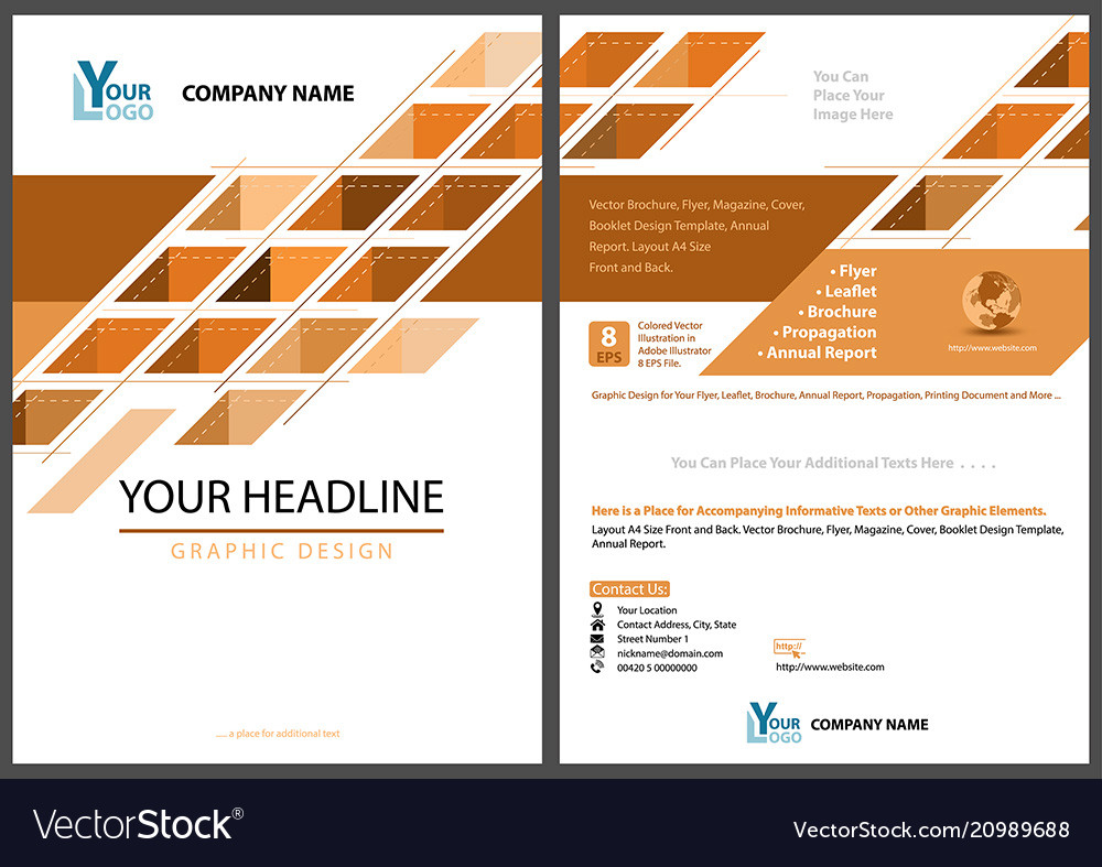 Modern Propagation Leaflet - Orange & Brown