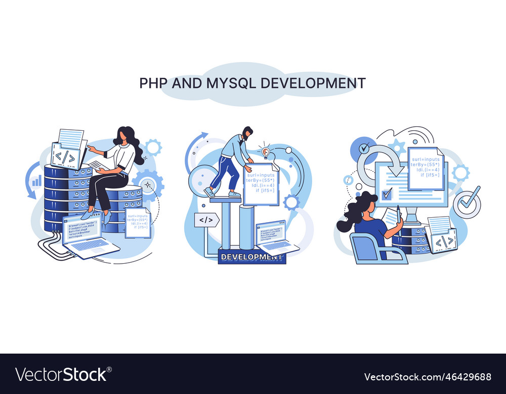Php and mysql development software website