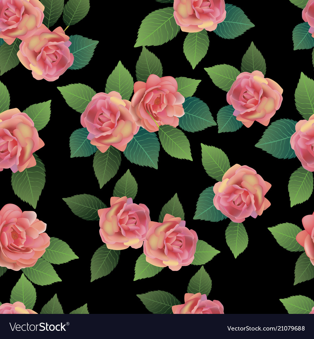 Seamless spring background with white and p