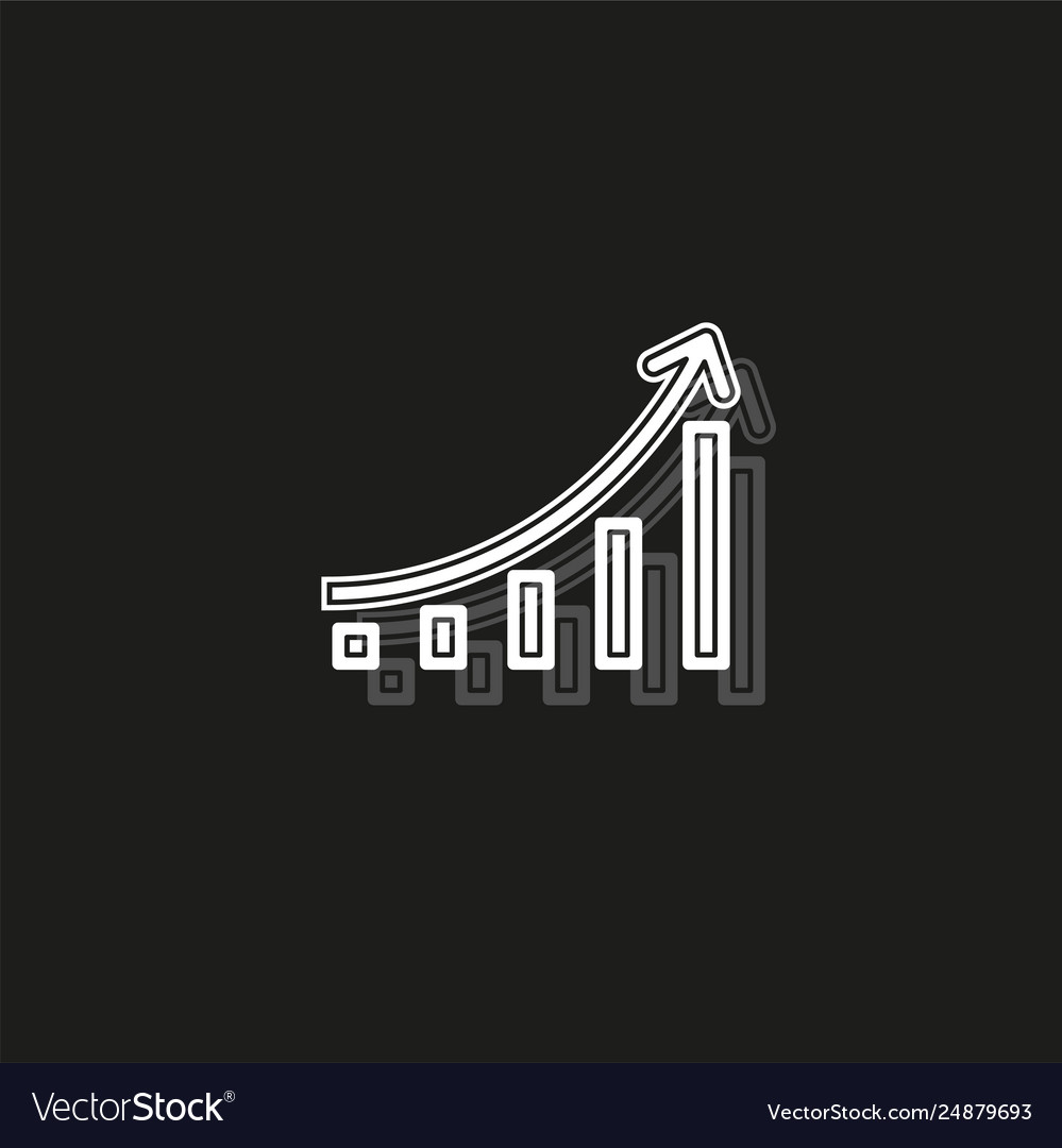 Financial graph - analytics chart data