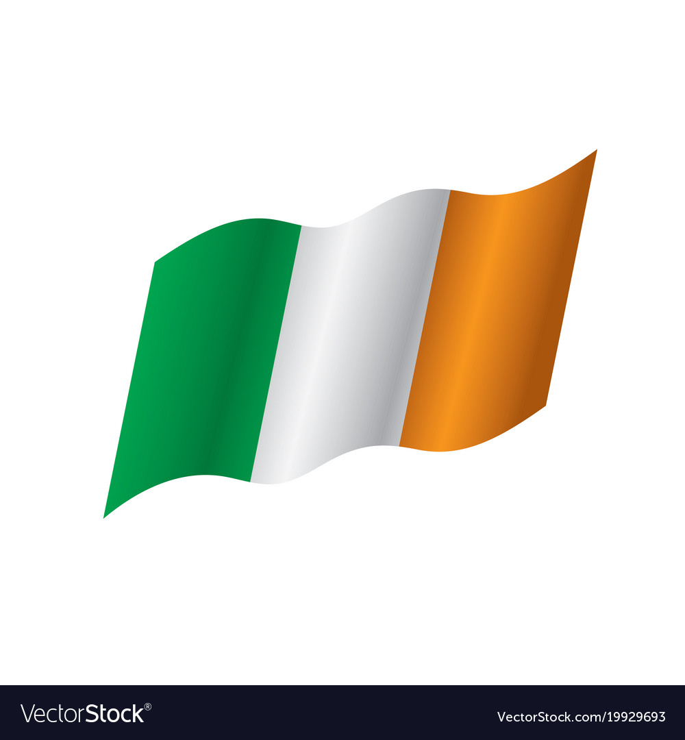 Ireland flag Royalty Free Vector Image - VectorStock