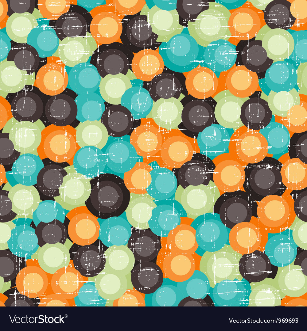 Retro bubbles pattern