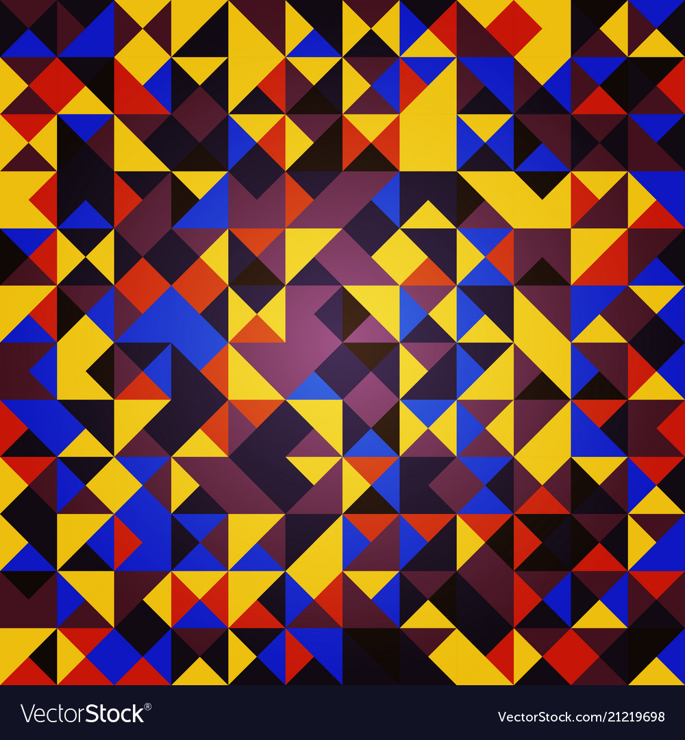 Abstract triangle pattern background advertising vector image Abstract triangle pattern background advertising