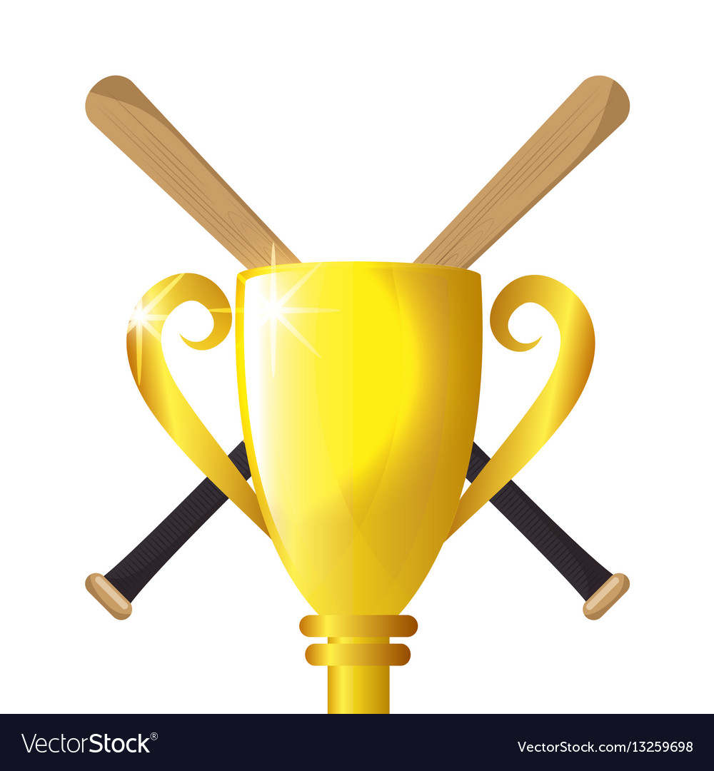 Baseball trophy winner icon