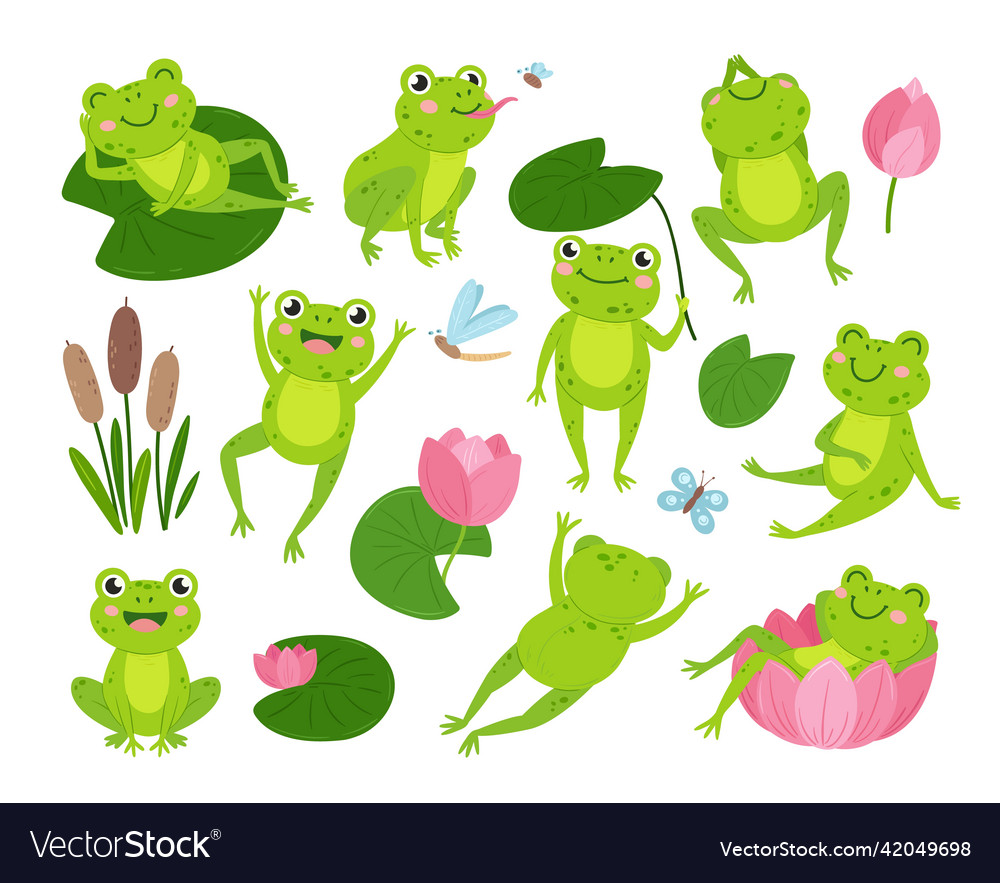 Page 39  Cute green frog Vectors & Illustrations for Free