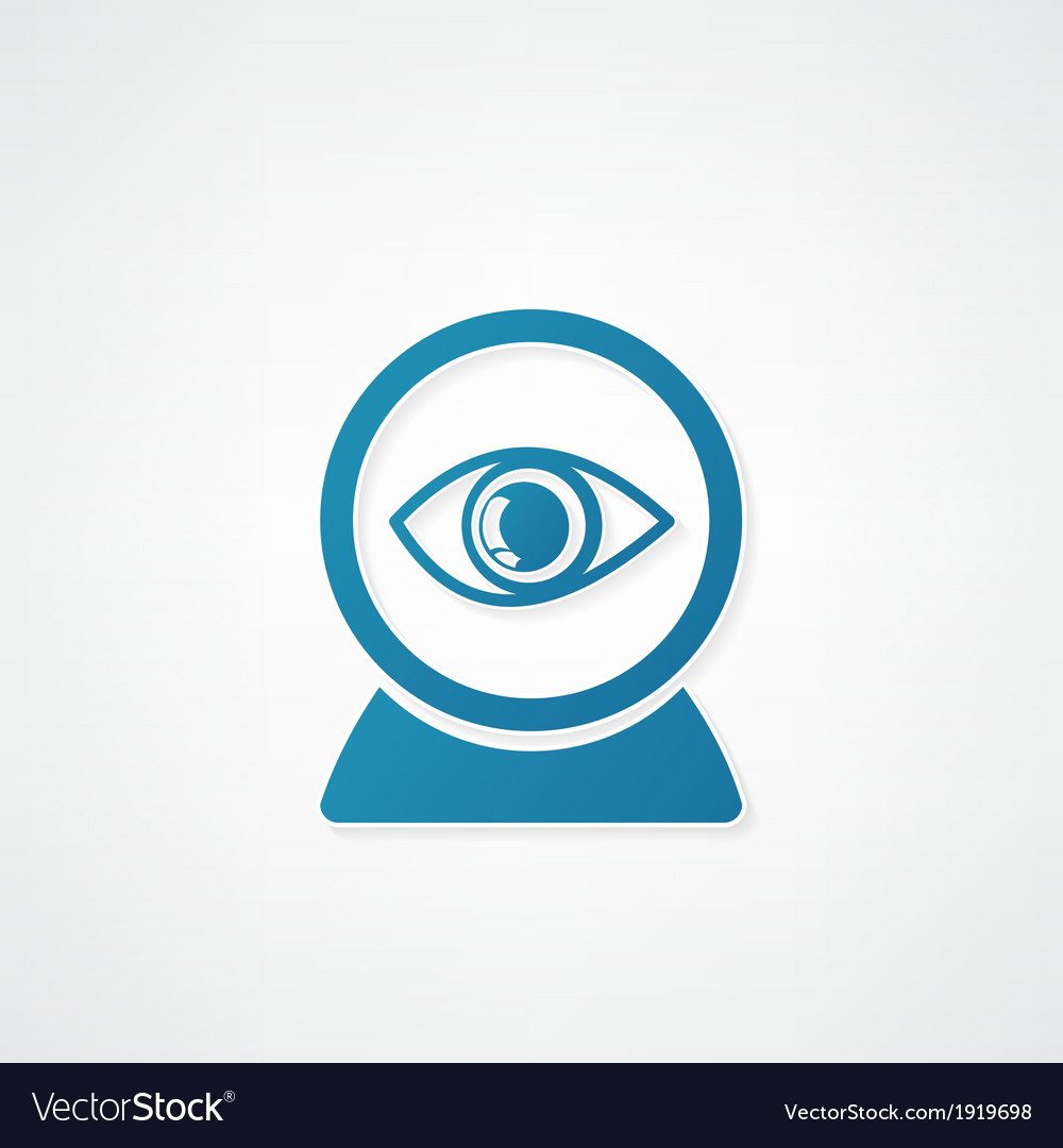 Web camera eye icon Royalty Free Vector Image - VectorStock