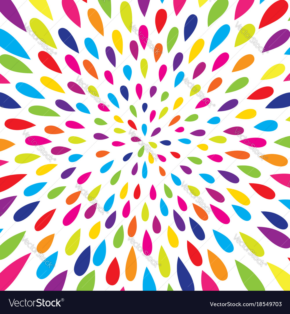 Abstract droplet pattern firework spot background